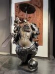 Zhong Kui – Handcrafted Solid Wood Sculpture, “The Demon Queller,” Black Myth: Zhong Kui
