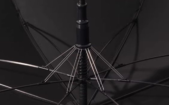 "The Silent King" – Handcrafted Snake Head Walking Cane Umbrella