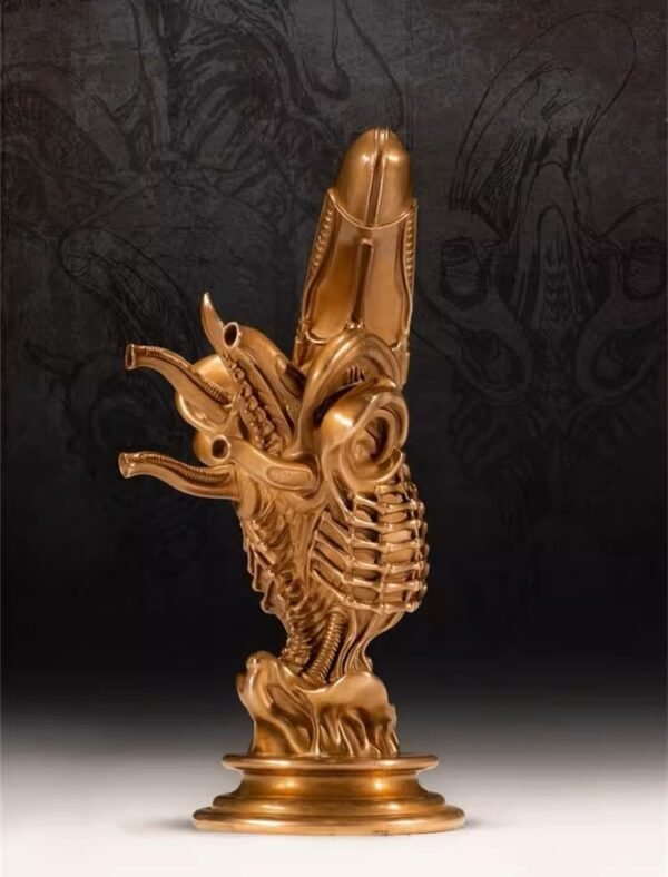 Alien – Handcrafted Solid Bronze Bust