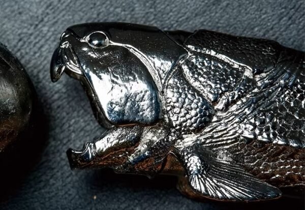 The Dunkleosteus Bottle Opener – Handcrafted Stainless Steel Prehistoric Sculpture