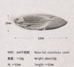 The Fishtail Knife – Handcrafted Stainless Steel Unsharpened Blade