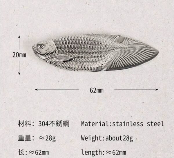 The Fishtail Knife – Handcrafted Stainless Steel Unsharpened Blade