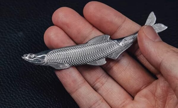 The Redfin Culter Bookmark – Handcrafted Stainless Steel Literary Companion