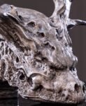 Seeking the Dragon – Handcrafted Silicon Bronze Dragon Skull Sculpture