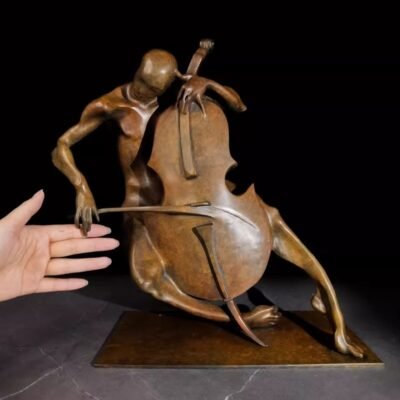 “Unending Melody” – Handcrafted Solid Bronze Sculpture