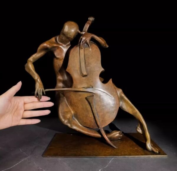 “Unending Melody” – Handcrafted Solid Bronze Sculpture