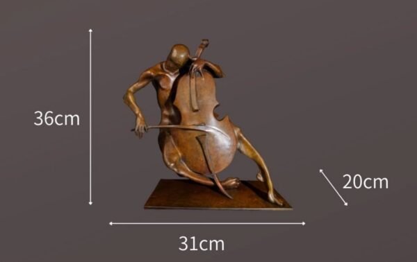 “Unending Melody” – Handcrafted Solid Bronze Sculpture