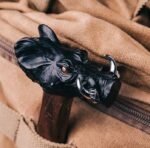 The "Stubborn Kiss" Warthog Hammer – Handcrafted Stainless Steel & Walnut Wood Bottle Opener Sculpture