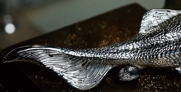 The Dunkleosteus Bottle Opener – Handcrafted Stainless Steel Prehistoric Sculpture