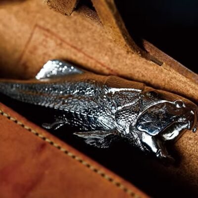 The Dunkleosteus Bottle Opener – Handcrafted Stainless Steel Prehistoric Sculpture