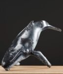 "Deep Blue" – Handcrafted Solid Bronze Humpback Whale Sculpture