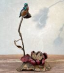 “Golden Wind & Jade Dew” – Handcrafted Solid Copper Incense Burner