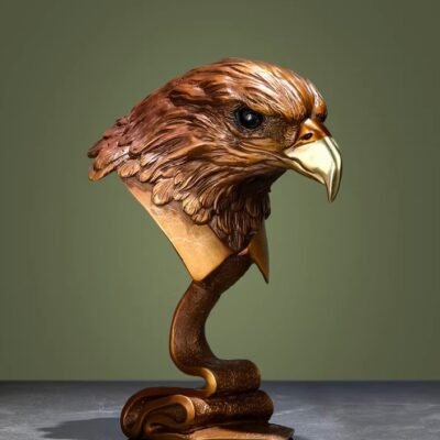 "The Elite" – Handcrafted Solid Brass Eagle Sculpture