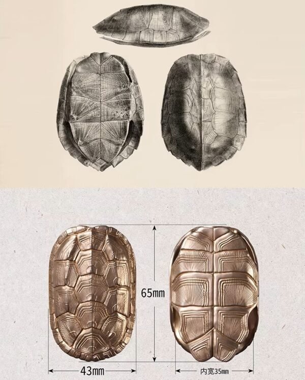 The Tortoise Shell Key Case – Handcrafted Solid Brass Portable Key Organizer