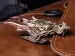 The Dragon Head Keychain – Handcrafted Solid Brass Clip
