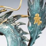 The Dragon That Turns the Universe – Handcrafted Solid Brass Sculpture, “Soaring Prosperity,” Auspicious Symbol of Success & Good Fortune