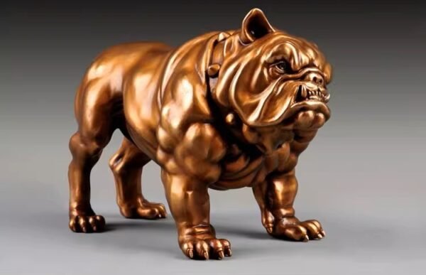 The Bulldog – Handcrafted Solid Bronze Sculpture
