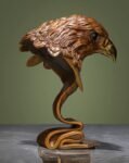 "The Elite" – Handcrafted Solid Brass Eagle Sculpture