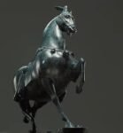 The Tang Dynasty Celestial Horse – "Treading on Clouds" Solid Bronze Sculpture