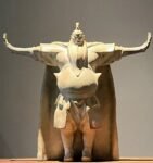 Cao Cao (曹操) – Handcrafted Solid Brass Sculpture, “The Weight of Destiny,” Historian, Poet & Strategist, Museum-Quality Casting