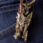 The Dragon Head Keychain – Handcrafted Solid Brass Clip