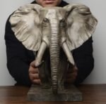 The Walking Elephant (Classic Gray) – Handcrafted Solid Bronze Sculpture