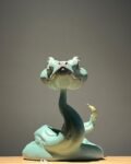 The Zodiac Serpent – Handcrafted Solid Bronze Sculpture, “The Charming Trickster”