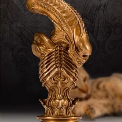 Alien – Handcrafted Solid Bronze Bust