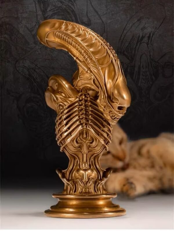 Alien – Handcrafted Solid Bronze Bust