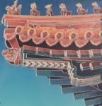 “Auspicious Birds” – Handcrafted Solid Brass Chisel-Painted Wall Art, Traditional Chinese Architectural Motif