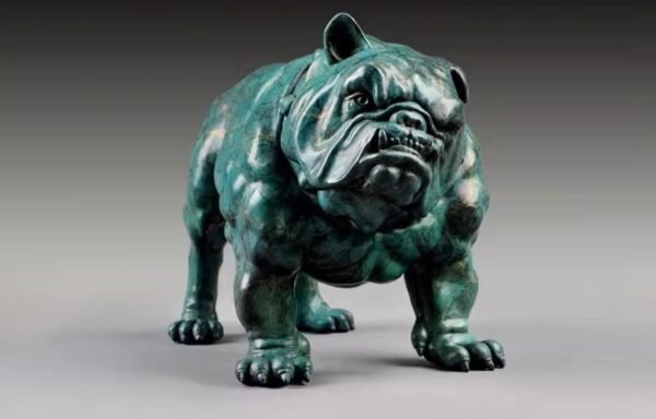 The Bulldog – Handcrafted Solid Bronze Sculpture