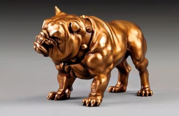 The Bulldog – Handcrafted Solid Bronze Sculpture