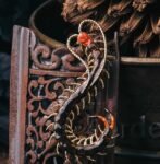 The Centipede Brooch – Handcrafted Brass & Resin Sculptural Pin