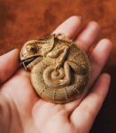 The Chameleon Tape Measure – Handcrafted Solid Brass Pocket Ruler, 2m / 6ft, Keychain Companion