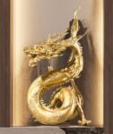 The Dragon That Turns the Universe – Handcrafted Solid Brass Sculpture, “Soaring Prosperity,” Auspicious Symbol of Success & Good Fortune