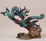 “Dragon Soaring Across the Four Seas”Handcrafted Solid Bronze Sculpture