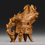 The Shang Dynasty Ram-Horned Vessel (Si Gong) – Museum Replica from the Freer Gallery of Art