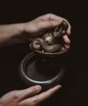 The Ouroboros Incense Burner – “Land of Annihilation,” Handcrafted Solid Bronze & Marble Sculptural Censer
