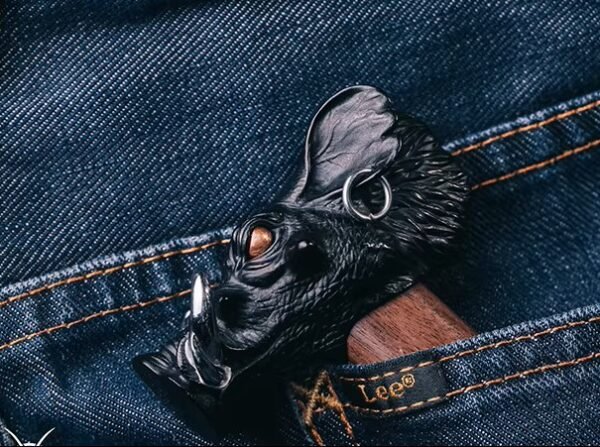 The "Stubborn Kiss" Warthog Hammer – Handcrafted Stainless Steel & Walnut Wood Bottle Opener Sculpture