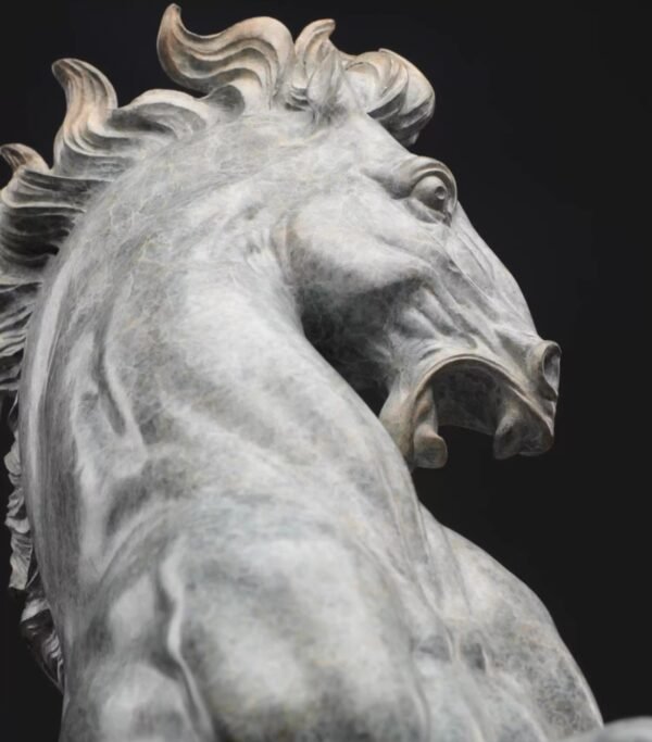 The Rearing Stallion – Handcrafted Solid Bronze Horse Sculpture