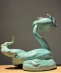 The Zodiac Serpent – Handcrafted Solid Bronze Sculpture, “The Charming Trickster”