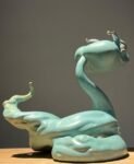 The Zodiac Serpent – Handcrafted Solid Bronze Sculpture, “The Charming Trickster”