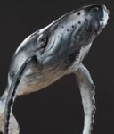 "Deep Blue" – Handcrafted Solid Bronze Humpback Whale Sculpture