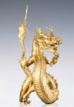 The Dragon That Turns the Universe – Handcrafted Solid Brass Sculpture, “Soaring Prosperity,” Auspicious Symbol of Success & Good Fortune