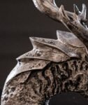 Seeking the Dragon – Handcrafted Silicon Bronze Dragon Skull Sculpture