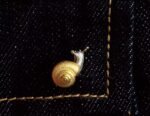 The Snail Earrings – Handcrafted Sterling Silver & Gold Accent