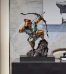 "A Great Start to Work" – Handcrafted Solid Brass Rooster Sculpture