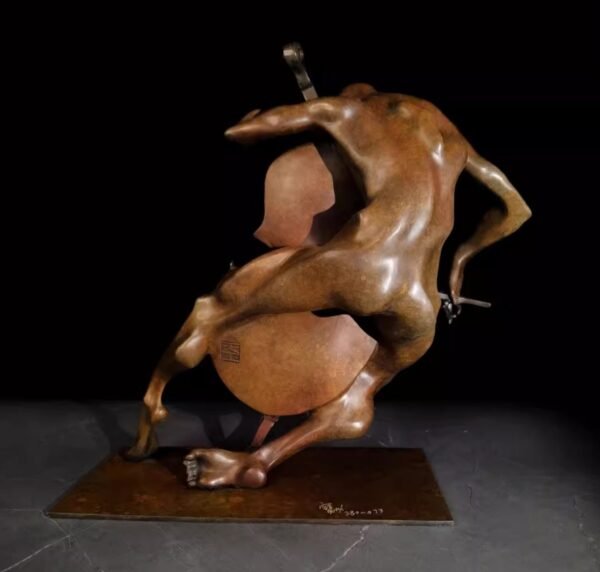 “Unending Melody” – Handcrafted Solid Bronze Sculpture