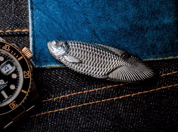 The Fishtail Knife – Handcrafted Stainless Steel Unsharpened Blade