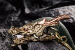 The Dragon Head Keychain – Handcrafted Solid Brass Clip